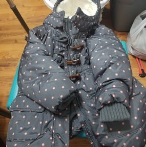 Pink and Gray Winter Coat